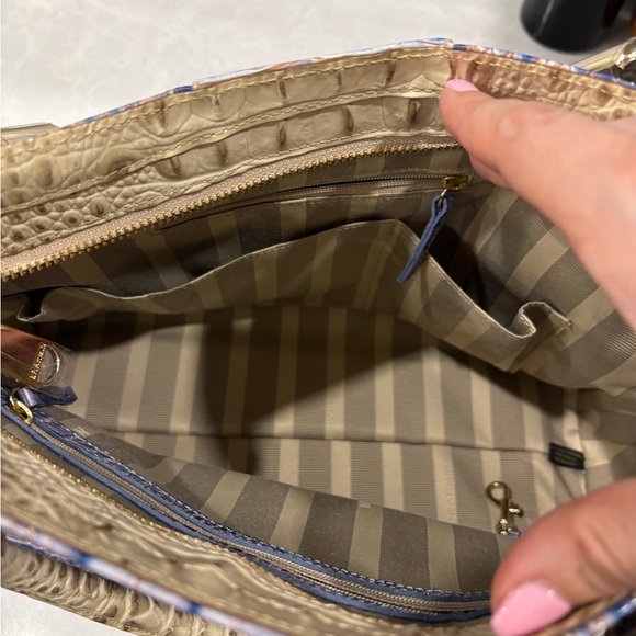 Brahmin Duxbury Satchel - Washed Indigo Ipanema - FLAWLESS Like New Condition - Picture 4 of 12